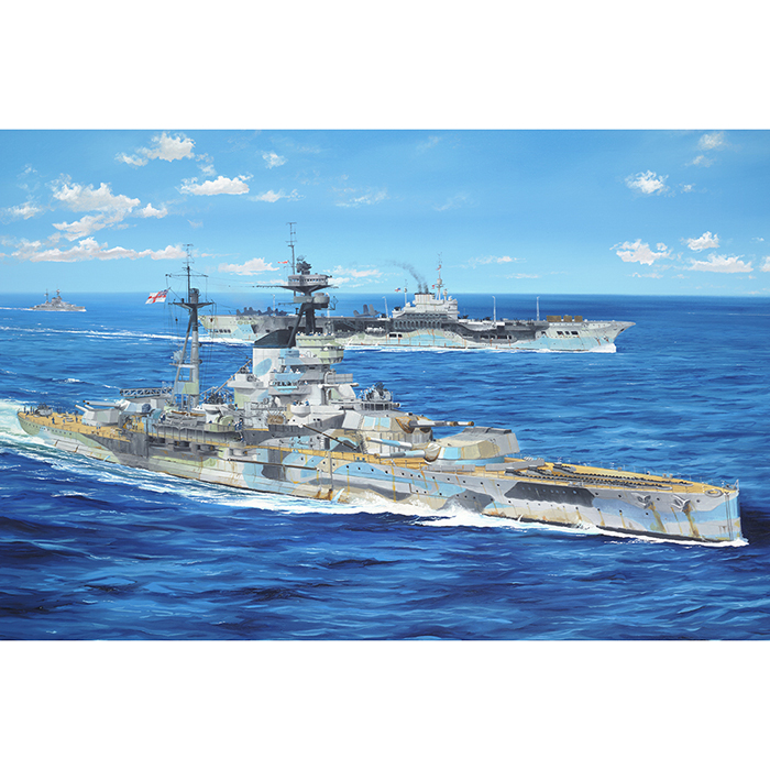 1/350 영국 해군 리벤지급 전함 레졸루션 - 1/350 HMS Resolution
